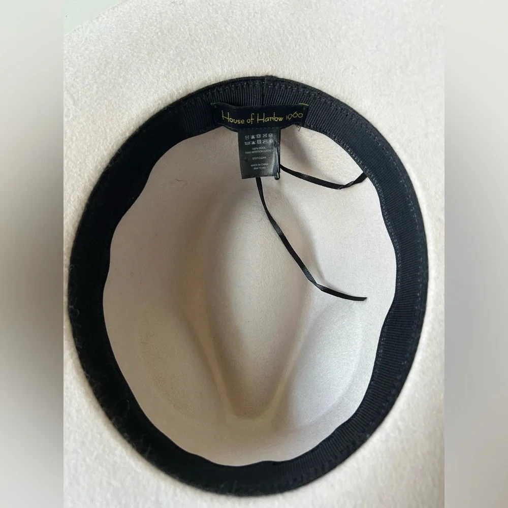 House of Harlow 1960 100% wool hat NWOT - Picture 5 of 6